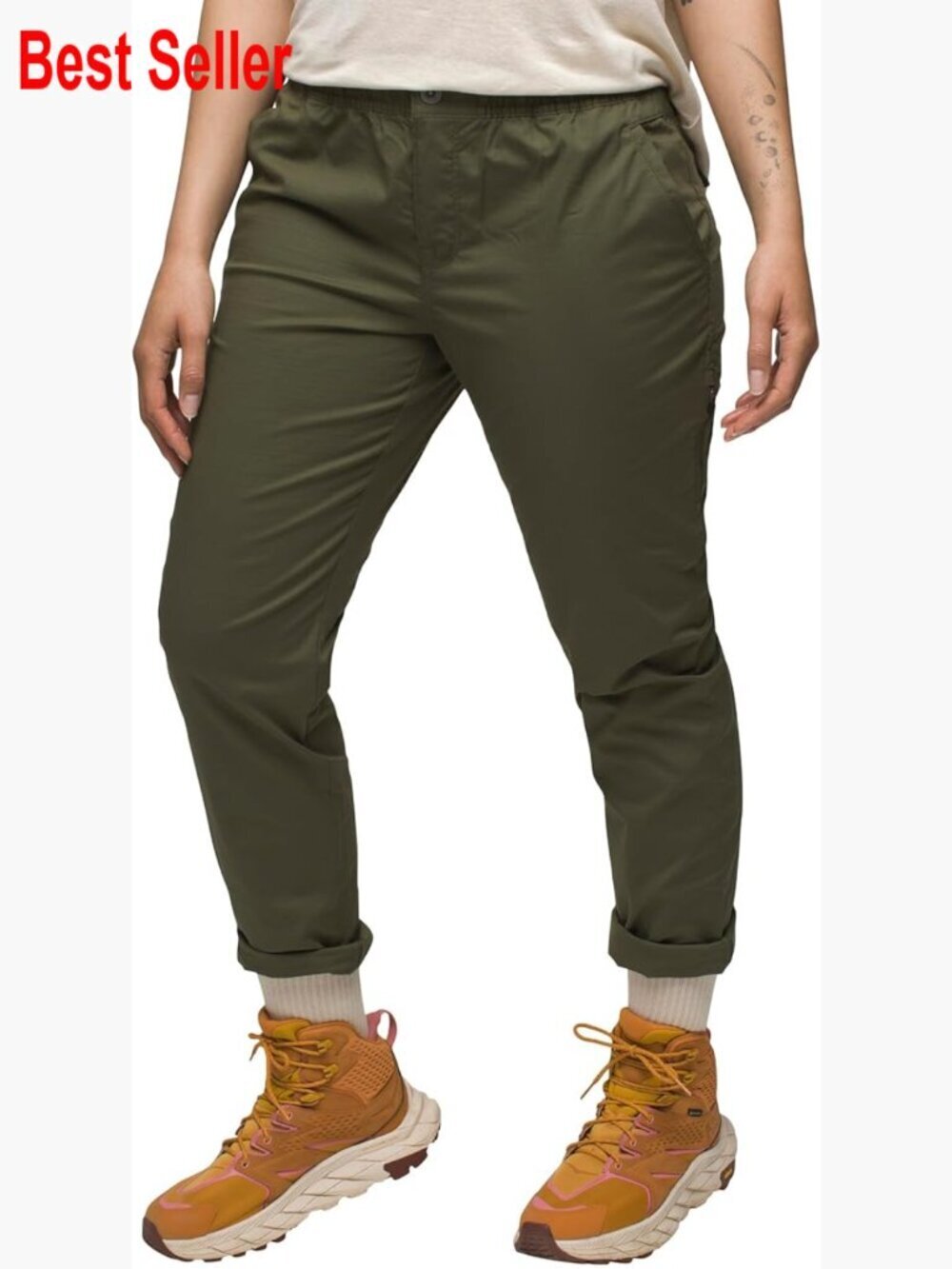 Organic Cotton Recycled Polyester Stretch Ripstop Active Pants